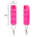 Pink Stun Gun Flashlight Pepper Spray Combo
