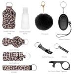 Safety Keychain Set with Alarm for Women & Kids