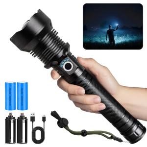 Super Bright Rechargeable LED Tactical Flashlight
