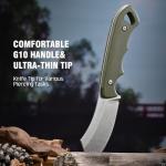 DRKUN Tactical Tanto Knife with G10 Handle