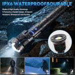 Super Bright Rechargeable LED Tactical Flashlight