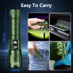 WdtPro 6000 Lumens Tactical Flashlight 2 Pack