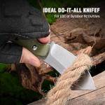 DRKUN Tactical Tanto Knife with G10 Handle