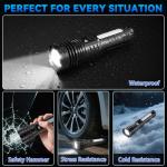 High Lumens Rechargeable Tactical Flashlight 2-Pack