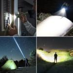 WdtPro 6000 Lumens Tactical Flashlight 2 Pack