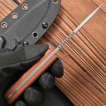 Micarta Fixed Blade Knife with AUS-10 Steel