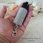 Bling Pepper Spray Keychain for Women's Safety