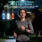 130dB Personal Safety Alarm with Strobe Light