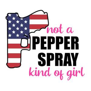 Not A Pepper Spray Girl Sticker Set (3 Pcs)