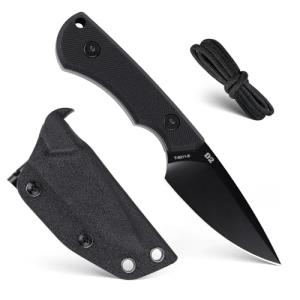 Tactical Fixed Blade Knife with Sheath - D2 Steel