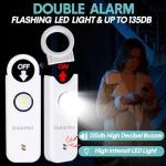 Loud 135 dB Personal Safety Alarm Keychain