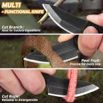 KOFERY Versatile Fixed Blade Knife with Sheath