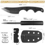 KOFERY Versatile Fixed Blade Knife with Sheath