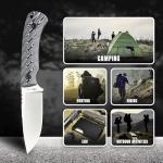 Tactical Hunting Fixed Blade Knife with Kydex Sheath