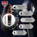 FIGHTSENSE Keychain Stun Gun and Pepper Spray Combo