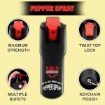 FIGHTSENSE Keychain Stun Gun and Pepper Spray Combo