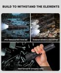 Rechargeable USB C Tactical Flashlight – 800 Lumens