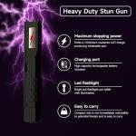 Rechargeable Stun Gun with Tactical Flashlight