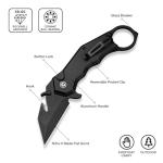 CIVIVI Amaroq Pocket Knife with Glass Breaker