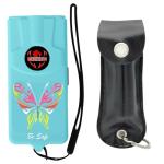 Compact Flashlight Stun Gun with Pepper Spray