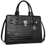 Stylish Leather Laptop Bag for Women 15.6 Inch