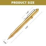Solid Brass Bolt Action Pen for EDC and Writing