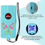 Compact Flashlight Stun Gun with Pepper Spray