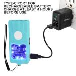 Compact Flashlight Stun Gun with Pepper Spray
