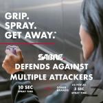 SABRE Pepper Spray with Quick Grip & Keychain