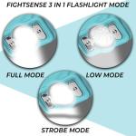 Compact Flashlight Stun Gun with Pepper Spray
