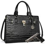 Stylish Leather Laptop Bag for Women 15.6 Inch