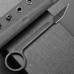 Ccanku C1104 Fixed Blade Knife D2 Blade+Stainless Steel Handle Fixed Blade Knife for Hunting, Survival, Camping Outdoor Utility Knife with K Sheath …