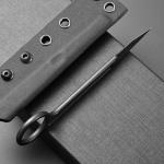 Ccanku C1104 Fixed Blade Knife D2 Blade+Stainless Steel Handle Fixed Blade Knife for Hunting, Survival, Camping Outdoor Utility Knife with K Sheath …