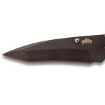 Master USA MU-1119GC Tactical Neck Knife, Black Blade, Cord-Wrapped Steel Handle, 6.75-Inch Overall, Grey Camo