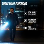 GUARD DOG SECURITY Stun Gun Flashlight - Maximum Voltage - 280 Lumens - 3 Light Functions – Rechargeable Battery - Wrist Strap