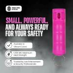 Hot Pink Personal Safety Alarm & Pepper Spray Pack