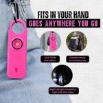 Hot Pink Personal Safety Alarm & Pepper Spray Pack