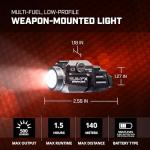 Streamlight 69424 TLR-7 X 500-Lumen Compact Tactical Weapon Light, Includes High, Low Paddle Switches and Key Kit, Black
