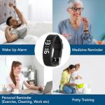 Tabtime Vibrating Alarm Reminder Watch - with up to 10 Silent Personal Alarms or Pill Reminders per Day