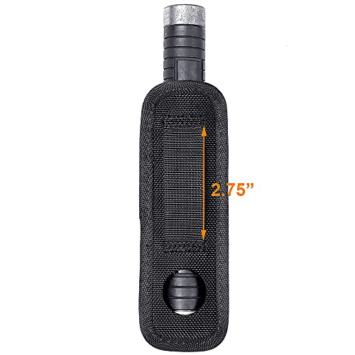 Molded Expandable Baton Holder Holds 16-Inch or 21-Inch Expandable Baton (Black Ballistic Nylon)