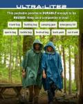 FROGG TOGGS Ultra-Lite2 Reusable Waterproof Breathable Poncho