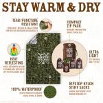 Toughest Thermal Mylar Emergency Blankets - 4-Pack