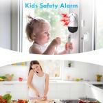 Door Window Alarms, Toeeson 120DB Pool Door Alarms for Kids Safety, Window Alarms for Home