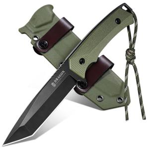 Dragon Creek Full Tang Green Fixed Blade Knife