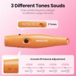 Electronic Whistle with Adjustable Volume and Lanyard