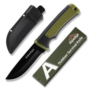 Alpedge Tactical Knife with Rotating Belt Sheath