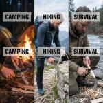 Alpedge Tactical Knife with Rotating Belt Sheath