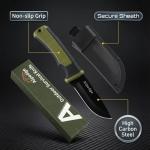 Alpedge Tactical Knife with Rotating Belt Sheath