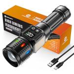 Rechargeable 2000 Lumens Bright LED Flashlight