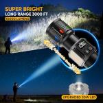 Rechargeable 2000 Lumens Bright LED Flashlight